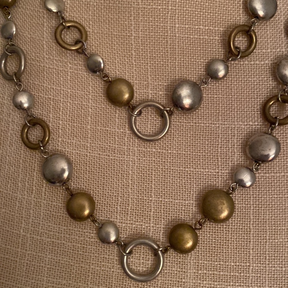 Retired Premier Design Gold and Silver necklace - Picture 8 of 11
